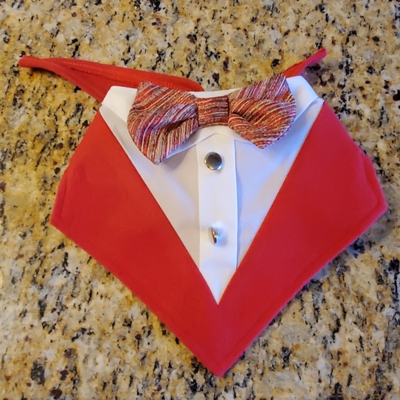 Dog tuxedo scarf - Picture 2 of 2